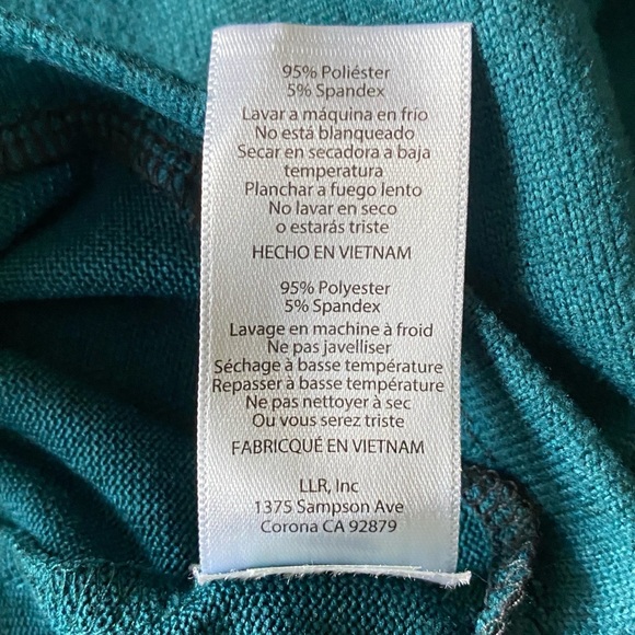 LuLaRoe Simply Comfortable Blue Long-sleeve Top Size S - Picture 5 of 5